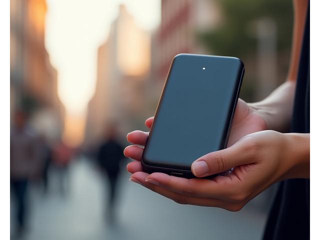 Şık tasarımlı yüksek kapasiteli taşınabilir şarj cihazı (power bank)