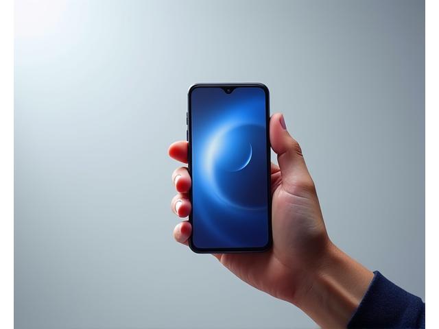 Elinde en yeni model zarif bir akıllı telefon tutan bir kişi
