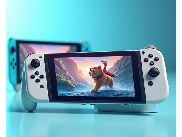 Nintendo Switch OLED konsolu, dock üzerinde ve elde taşınırken