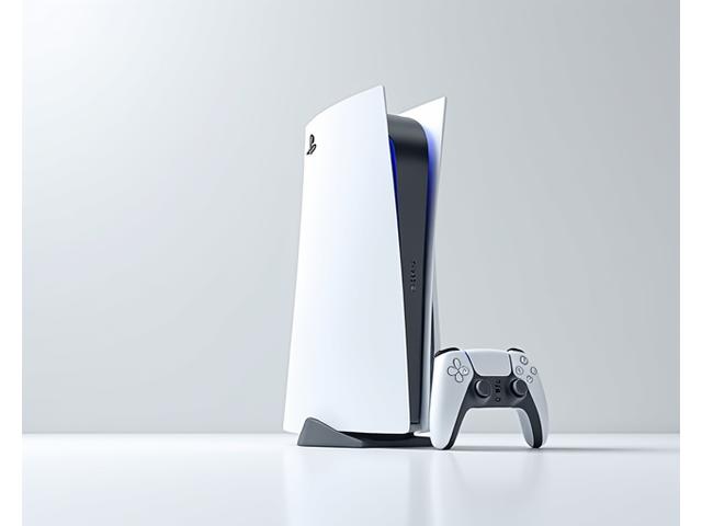 PlayStation 5 konsolu ve DualSense kontrol cihazı